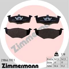 KIT PASTIGLIE FRENO SEAT, SKODA, VOLKSWAGEN