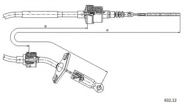 20.5734 - DISINNESTO FRIZIONE - CAMBIO A - FI FRIZIONE  PALIO 75 1.2 99-