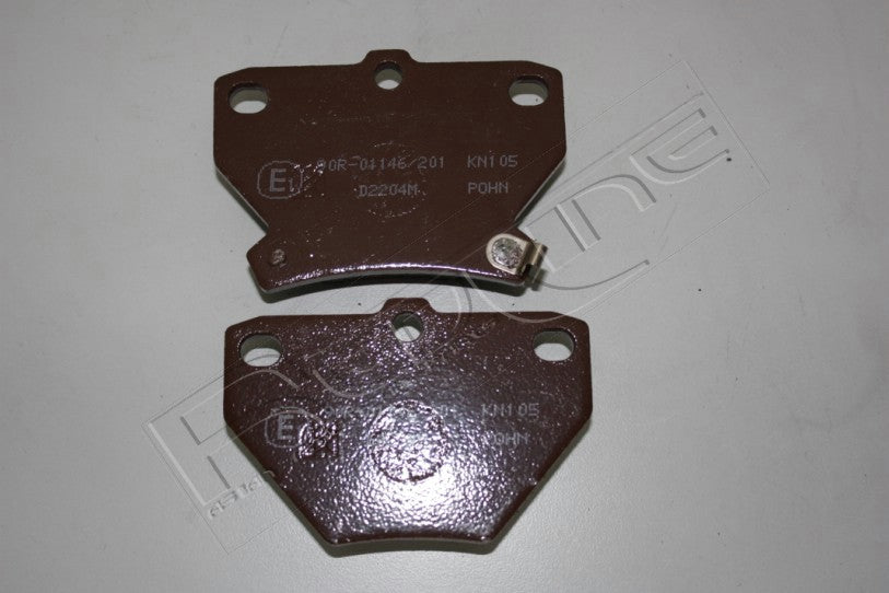 SERIE PASTIGLIE FRENO POSTERIORI TOYOTA COROLLA (_E12_) 2005 -2006