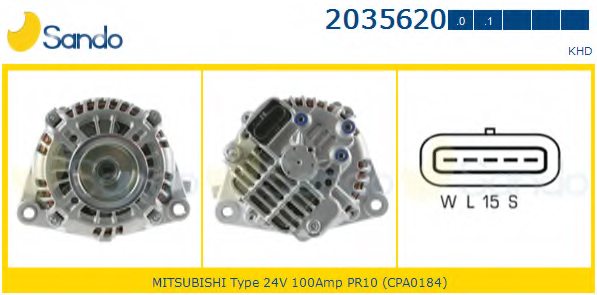 ALTERNATORE 24V 100A VOLVO/ TRUCK