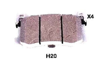 SERIE PASTIGLIE FRENO ANTERIORI HYUNDAI GENESIS (DH) 2014