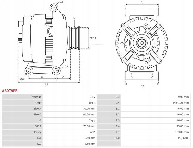 ALTERNATOREACCORD VII (CL, CN)2.2 i-CTDi (CN1)