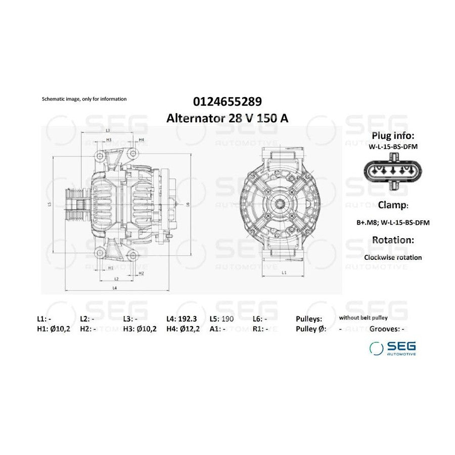 ALTERNATOREMERCEDES BENZ TRUCKS  & BUSES   O 530 10.7  dal   5.2012-