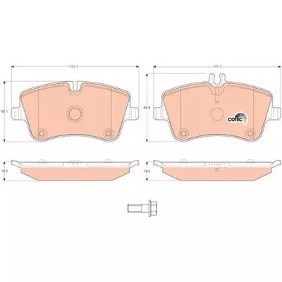 PASTIGLIE FRENO MERCEDES