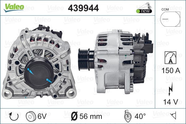 ALTERNATORE 12V 150A FORD FOCUS III/C-2.0TDCI 2015>