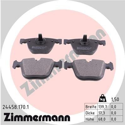 KIT PASTIGLIE FRENO   BMW