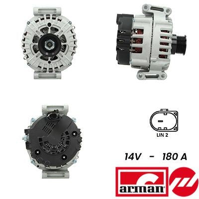 ALTERNATORE 12V 180A MERCEDE Classe SE C220CDI/CLASSE  E 250CDI