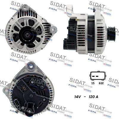 ALTERNATORE 12V120A BMW Serie 320D E46/ 530D E39/ X5 3.0D