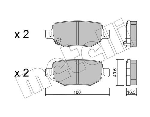Pastiglie Freno DR Dr5 : 1.61.6 16v1.8 16v1.9D 8v EcoJet2.02.0 16v 4WD2.0 16v, 4WD / Dr5 II : 1.6 16