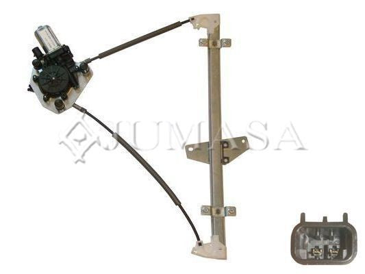 ALZACRISTALLO CON MOTORE 2 PIN HYUNDAI I10 PORTE ANTERIORI (4P) (4/2008>11/2013)