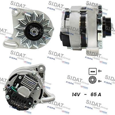 ALTERNATORE 12V 65A FIAT CINQUECENTO/PANDA 1.0/1.1