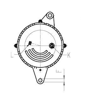 ALTERNATORE 12V 90A FORD FOCUS 1.8 TDCI
