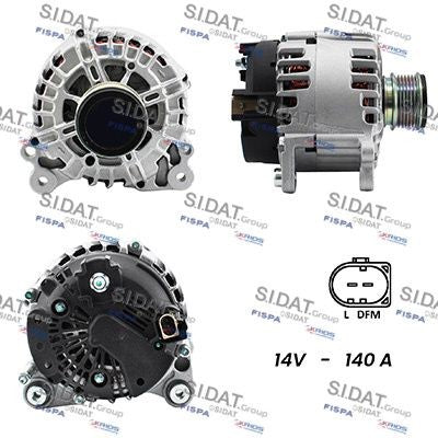ALTERNATORE 12V 140A AUDI A1/A3 VOLKSWAGEN GOLF V  TDI