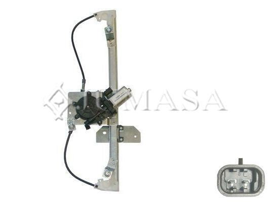 ALZACRISTALLO CON MOTORE 2 PIN  AUTO () PORTE ANTERIORI (4P) (5/2008>2012)