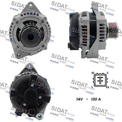ALTERNATORE 12V 130A TOYOTA LAND CRUISER PRADO/HIACE V 3.0D 2002-09