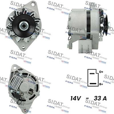 ALTERNATORE 12V 33A FIAT 127/TRACTOR APPLICATION