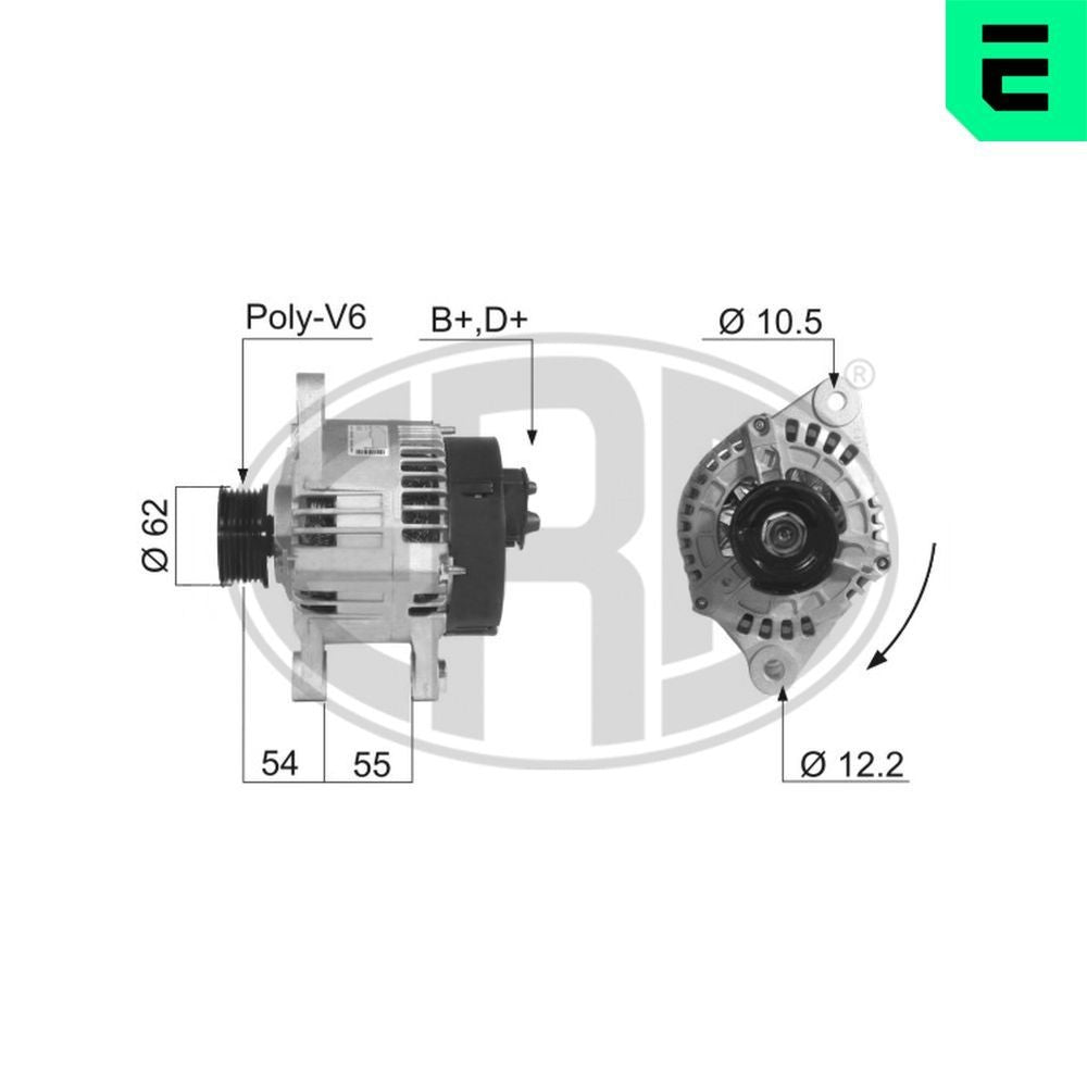 ALTERNATORE 12V 85A ALFA 145/156