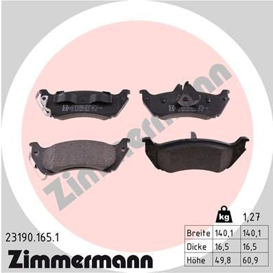 KIT PASTIGLIE FRENO   MB-BENZ