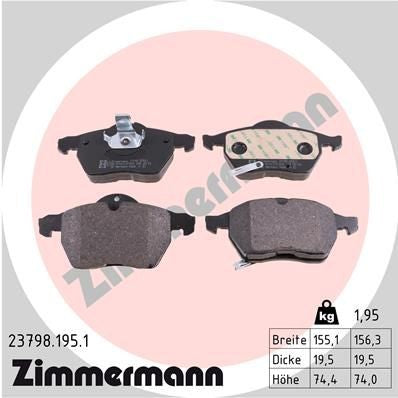 KIT PASTIGLIE FRENO   SAAB, OPEL, VAUXHALL
