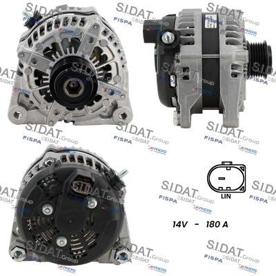 ALTERNATORE 12V 180A RANGE ROVER EVOQUE 2.2D 2011-19