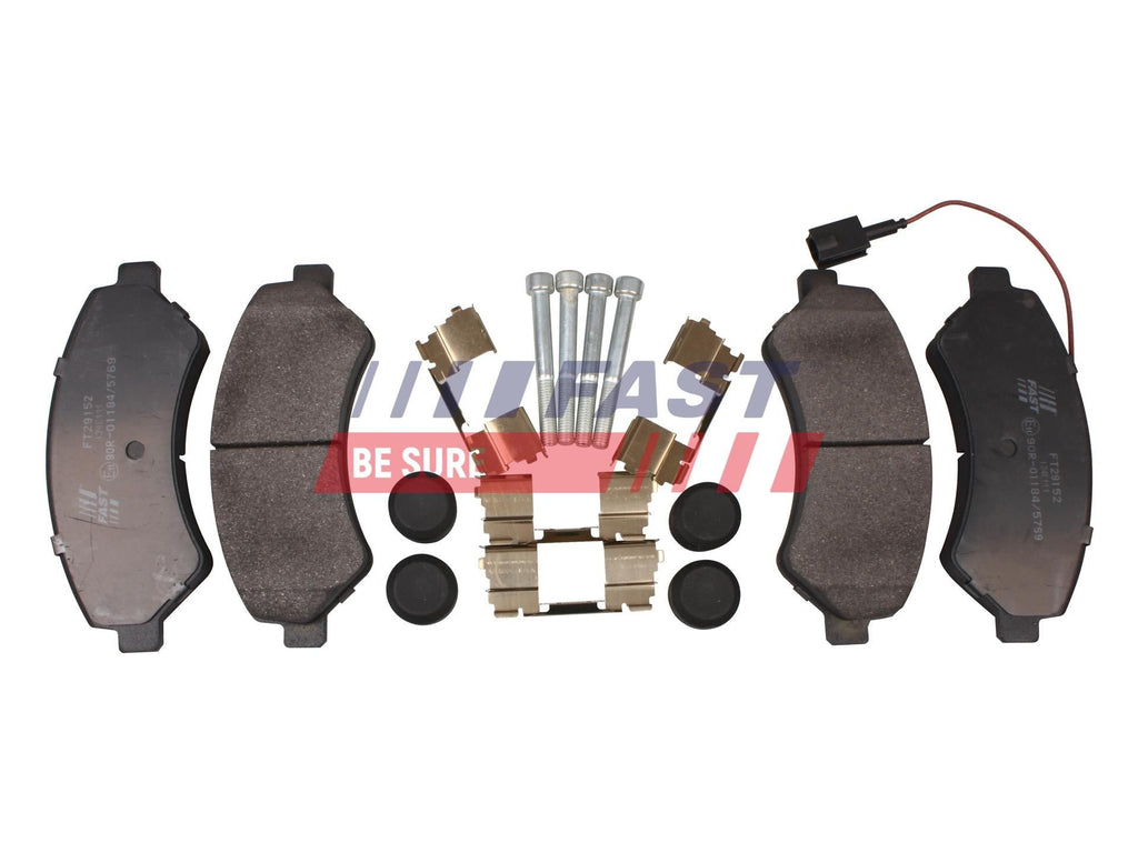 PASTIGLIE FRENO FIAT DUCATO 06> ANTERIORE SENSORE 17Q HEAVY SPRING 68MM