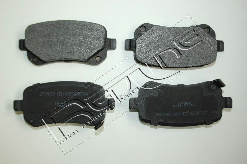 PASTIGLIE FRENO POSTERIORI FIAT FREEMONT (345_) 2011