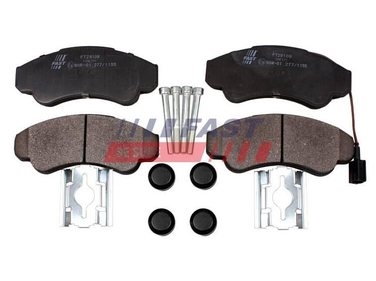 PASTIGLIE FRENO FORD TRANSIT 06> ANTERIORE 2-SENSORI 330/350