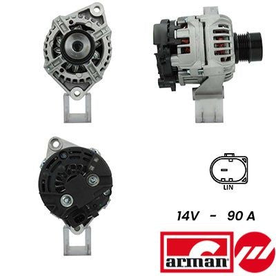ALTERNATORE 12V 90A SMART FORTWO (451) CABRIO 0.8CDI