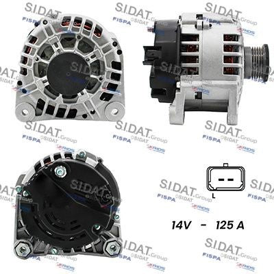 ALTERNATORE 12V 125A  AUTO/AUTO 1.5DCI