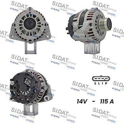 ALTERNATORE 12V 115A SSANGYONG ACTYON I2.0 Xdi 2005>