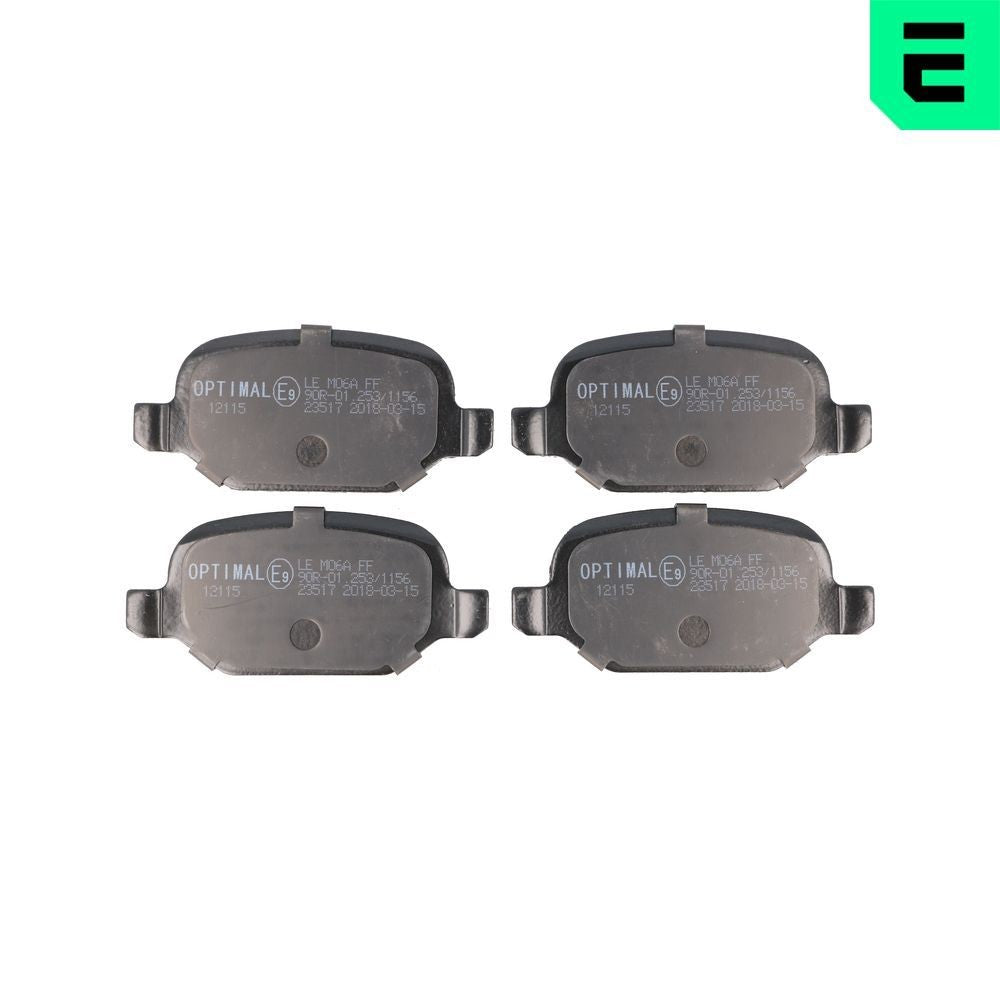 SERIE PASTIGLIE FRENO FIAT LINEA (323_, 110_) 2009