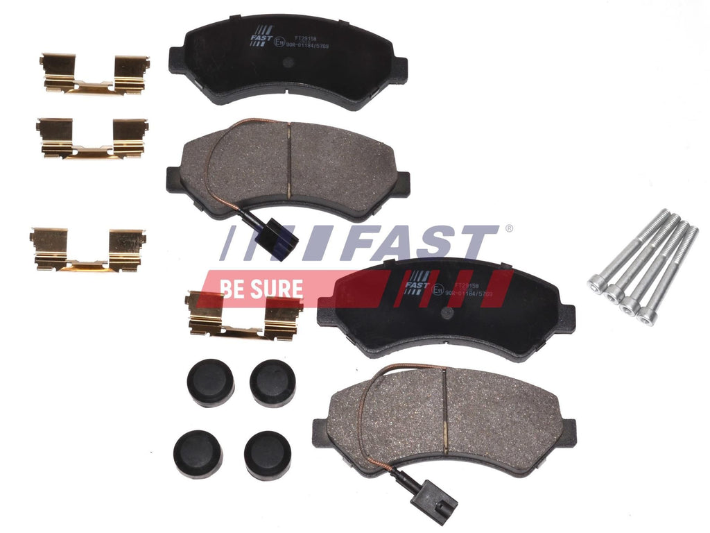 PASTIGLIE FRENO FIAT DUCATO 06> ANTERIORE 2-SENSORI 17Q HEAVY 11> SPRING 74MM