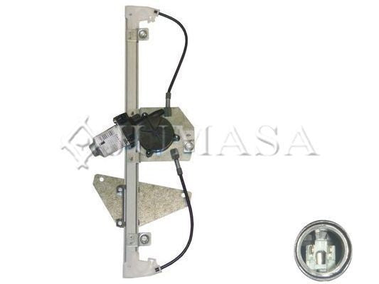 ALZACRISTALLO CON MOTORE 2 PIN TOYOTA AYGO 2 PORTE, PORTE ANTERIORI (4P) (7/2005>4/2014)