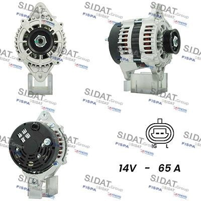 ALTERNATORE 12V 65A DAEWOO MATIZ /CHEVROLET SPARK