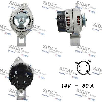 ALTERNATORE 12V 80A  LADA NIVA 1995>