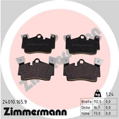 KIT PASTIGLIE FRENO   PORSCHE, VAG PB:Z