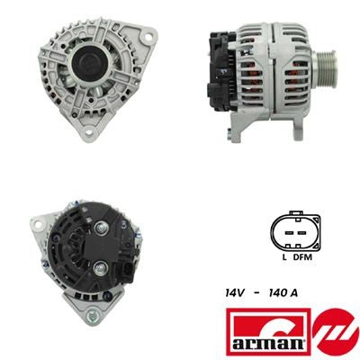 ALTERNATORE 12V 140A   MITSUBISHI CANTER/TEMSA