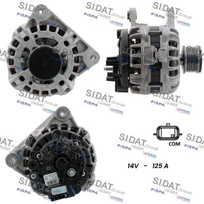 ALTERNATORE 12V 125A  AUTO DCI