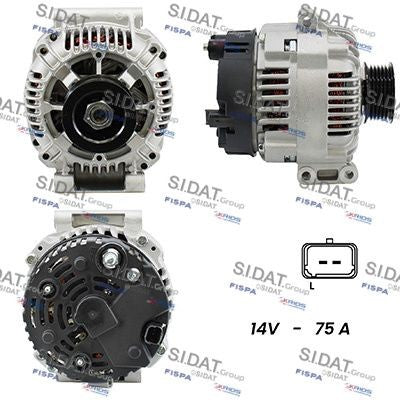 ALTERNATORE 12V 75A AUTO II 1.4/1.6 16V