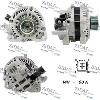 ALTERNATORECIVIC VIII Tre volumi (FD, FA)1.8 EXS Flex
