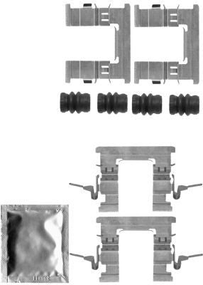 Kit Accessori, Pastiglie ANTERIORE  CUBE (Z12) AUTO (F15)