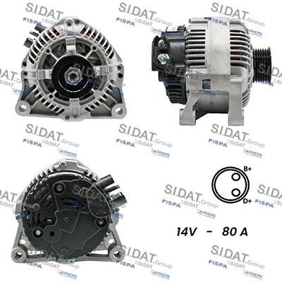ALTERNATORE 12V 80A CITROEN JUMPY/FIAT DUCATO 1.9TD