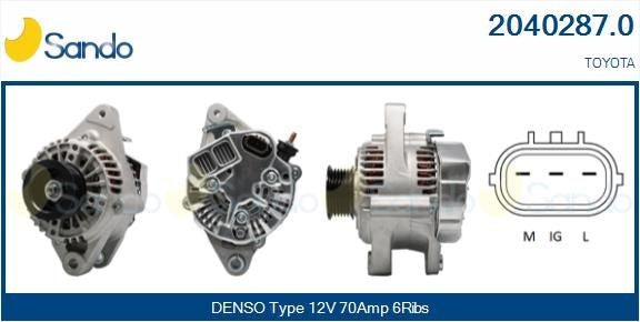 ALTERNATORE 12V 110A   FIAT DUCATO  2.3MJ 2011>