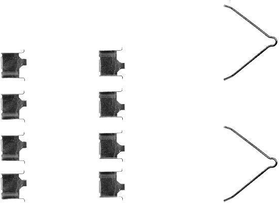 Kit Accessori, Pastiglie POSTERIORE MAZDA 323 F VI (BJ) 323 S VI