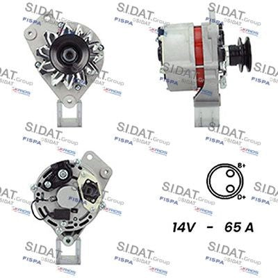 ALTERNATORE 12V 65A AUDI 100/VOLKSWAGEN GOLF I/II