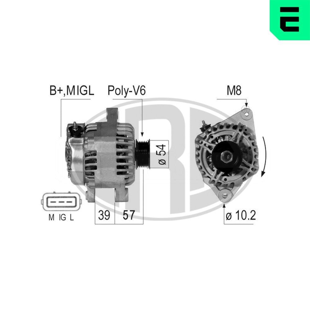 ALTERNATOREMR2 II (SW2_)2.0 16V (SW20_)