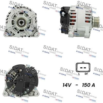 ALTERNATORE 12V 150A CITROEN BERLINGO/FIAT SCUDO7ULISSE JTD