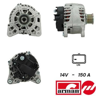 ALTERNATORE 12V 150A OPEL VIVARO B/AUTO III 1.6CDTI