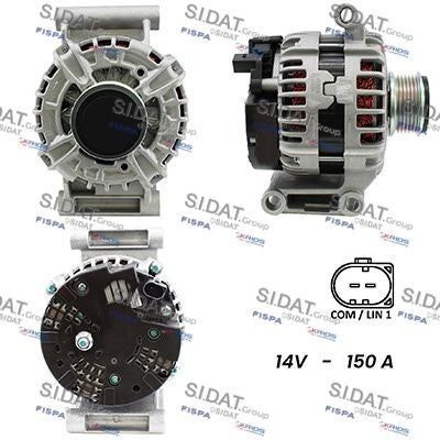 ALTERNATORE 12V 150A FORD TRANSIT 2.2TDCI 2012>