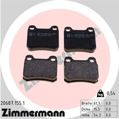KIT PASTIGLIE FRENO   MB-BENZ